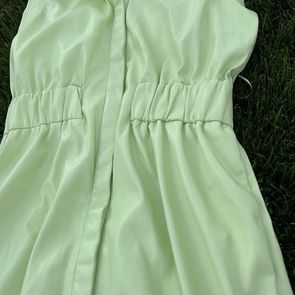 House of Harlow 1960 Light Lime Green Sleeveless Dress - Picture 4 of 14